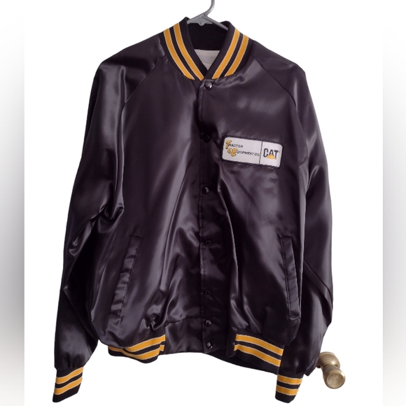 Tonkin Other - Vintage Satin CAT Jacket made in USA. NWOT. Excellent Condition! XL, Extra Large